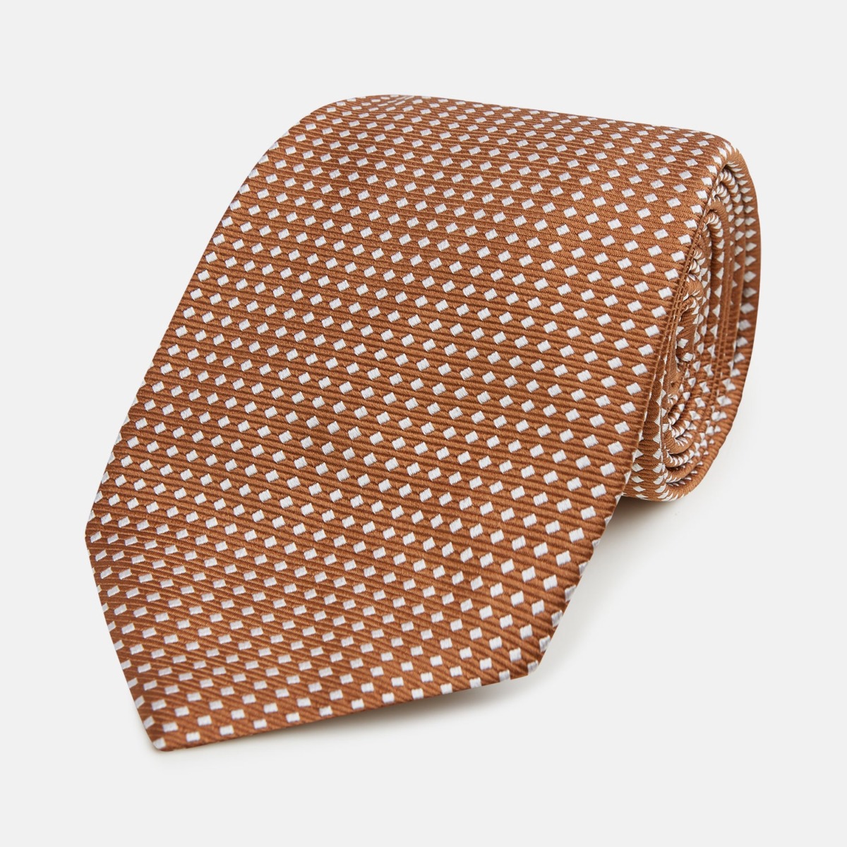 Turnbull And Asser - Man Tie in Brown Turnbull & Asser GOOFASH
