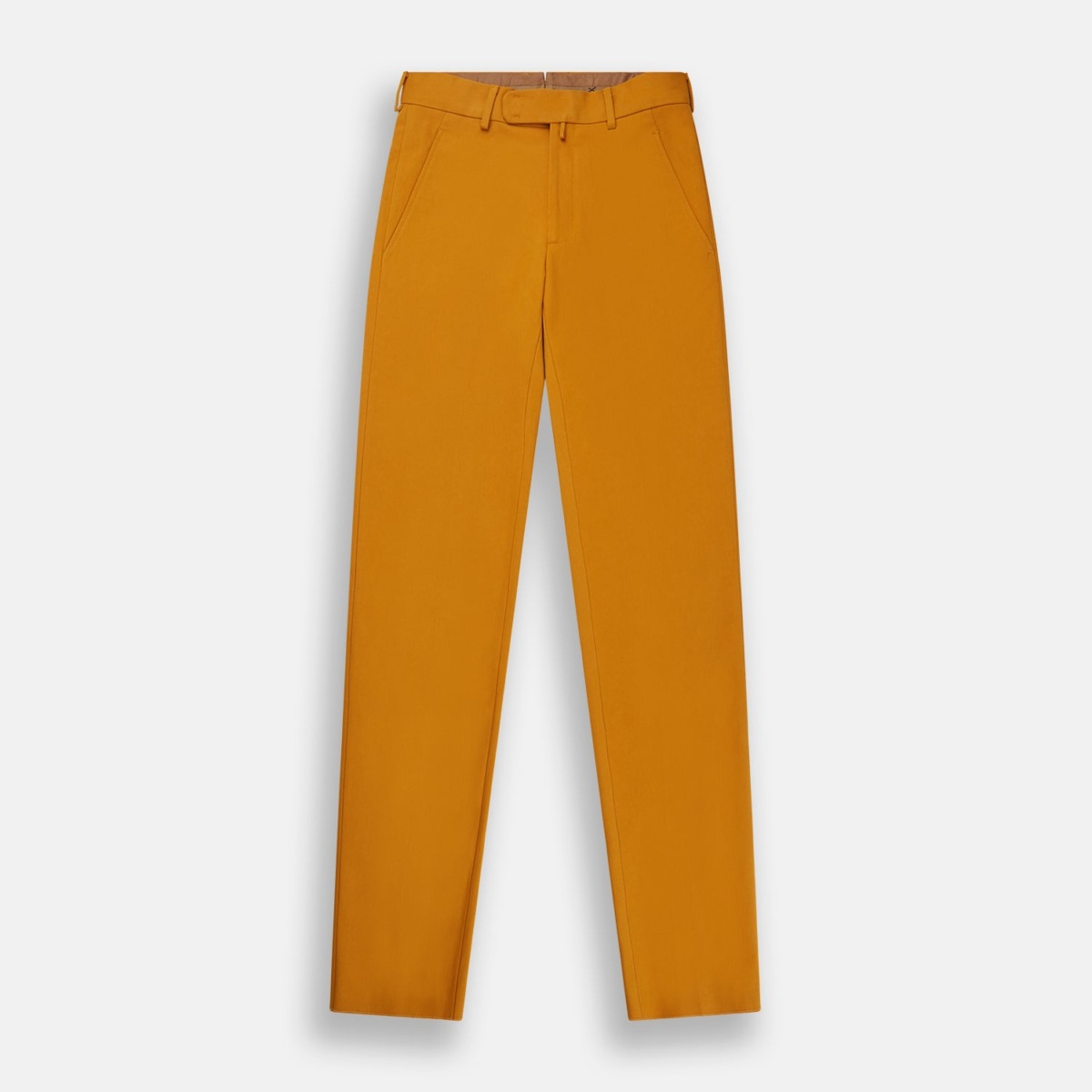 Turnbull & Asser Gent Yellow Trousers at Turnbull And Asser GOOFASH