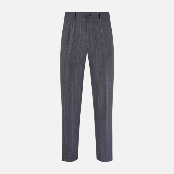 Turnbull & Asser - Grey Gents Trousers - Turnbull And Asser GOOFASH