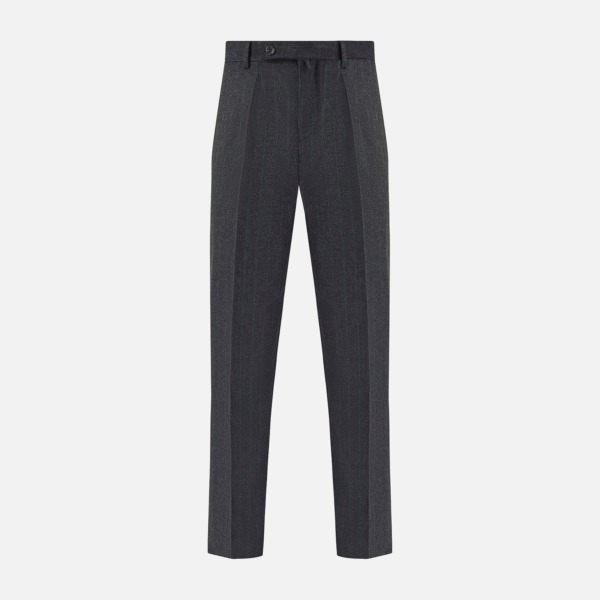 Turnbull & Asser - Man Trousers in Grey Turnbull And Asser GOOFASH