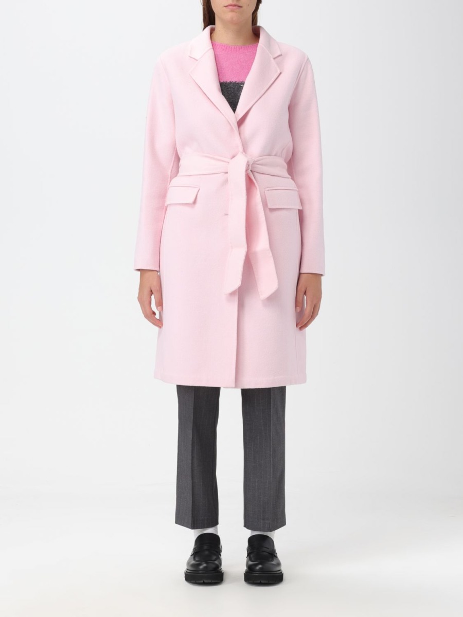 Twinset - Coat Pink - Giglio - Woman GOOFASH