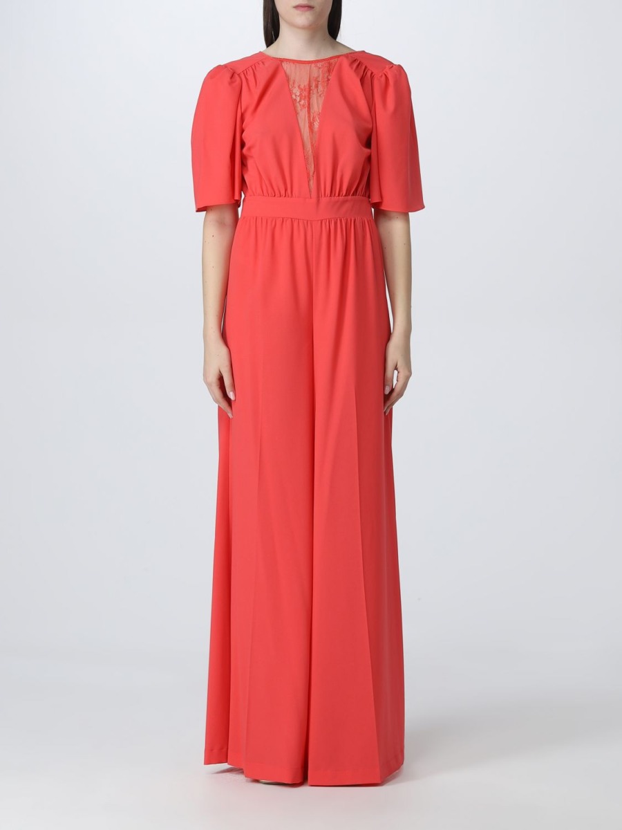 Twinset - Coral Lady Jumpsuit - Giglio GOOFASH