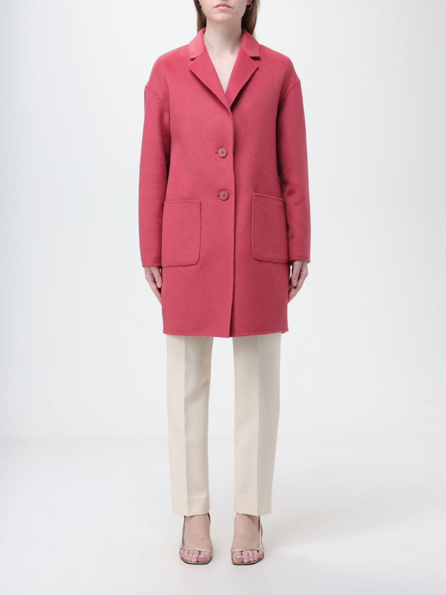 Twinset - Women Coat Red by Giglio GOOFASH