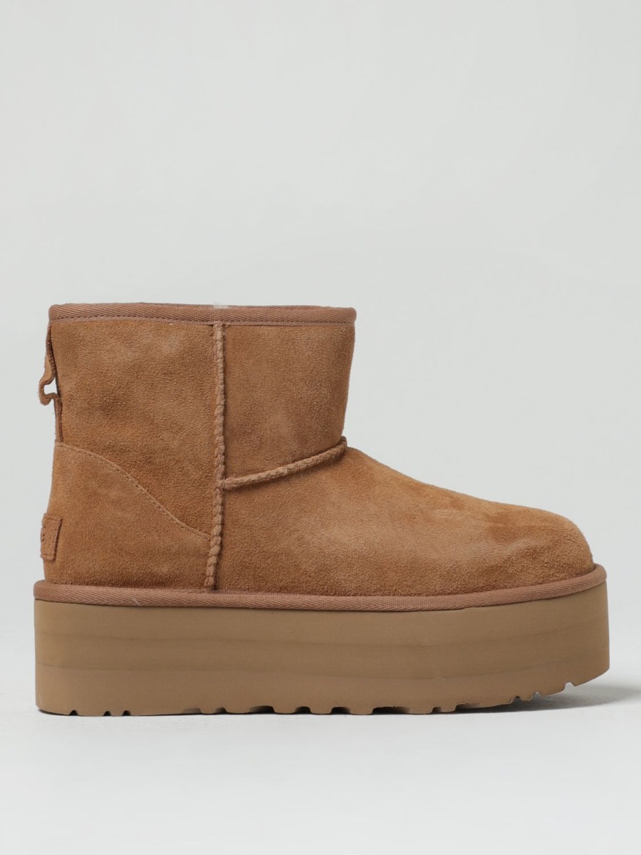 Ugg Flat Boots in Brown Giglio GOOFASH
