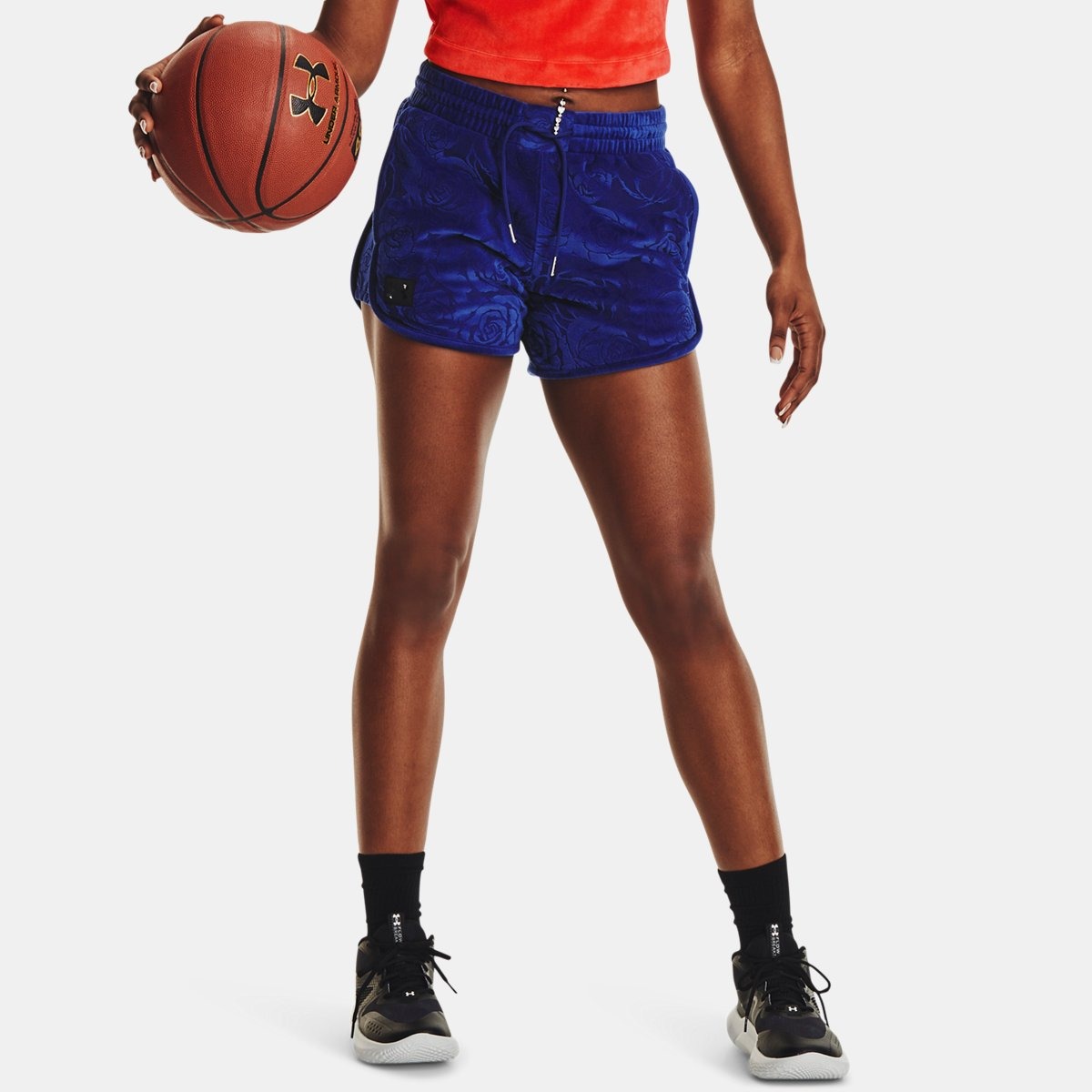Under Armour - Blue Shorts for Woman GOOFASH