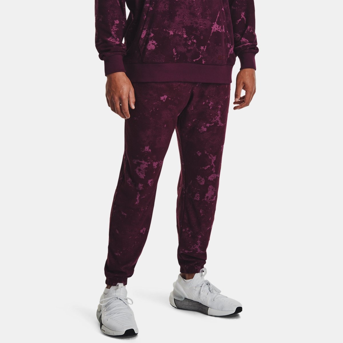 Under Armour - Gent Joggers in Purple GOOFASH