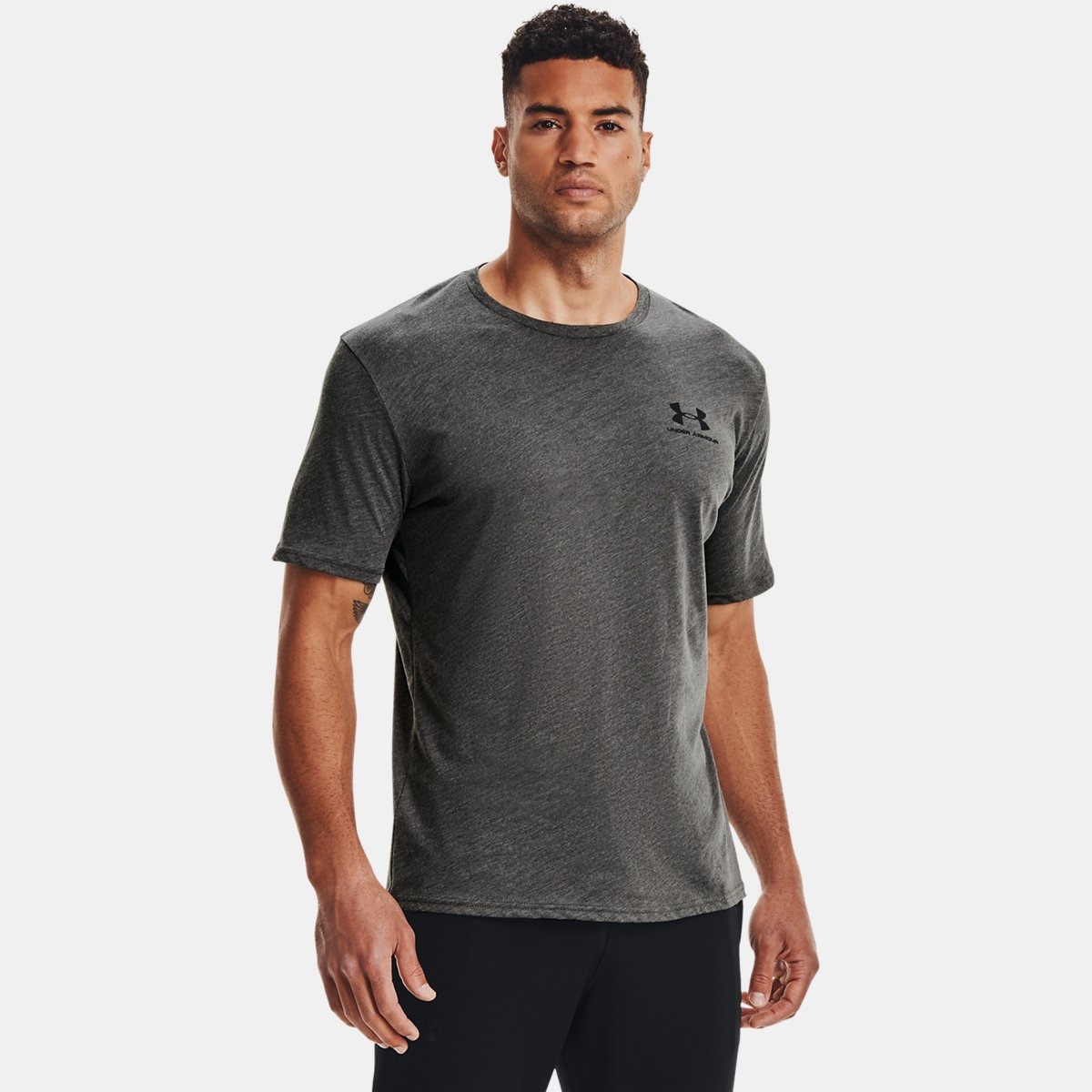 Under Armour - Men Short Sleeve Shirt Grey GOOFASH