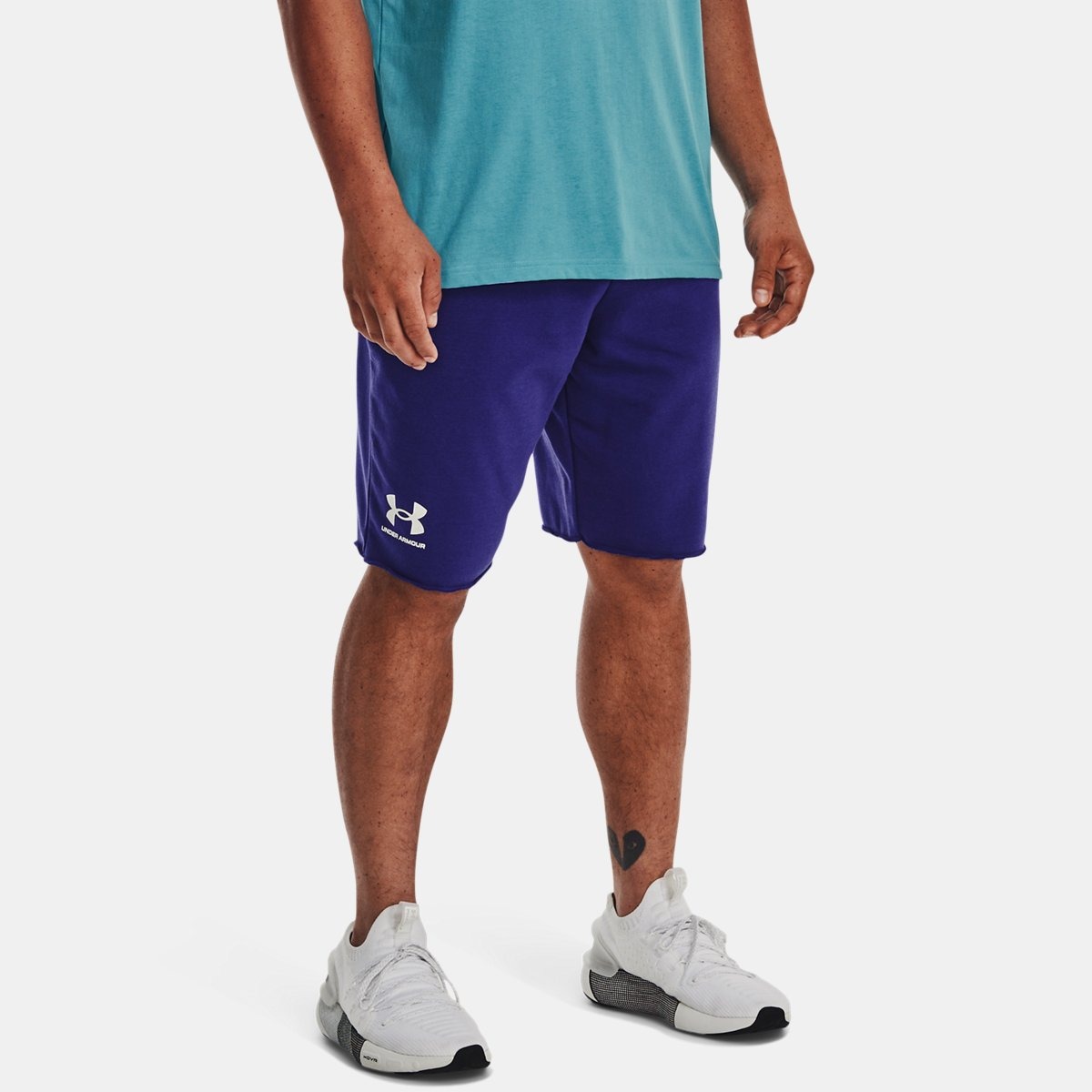 Under Armour Shorts Blue for Man GOOFASH