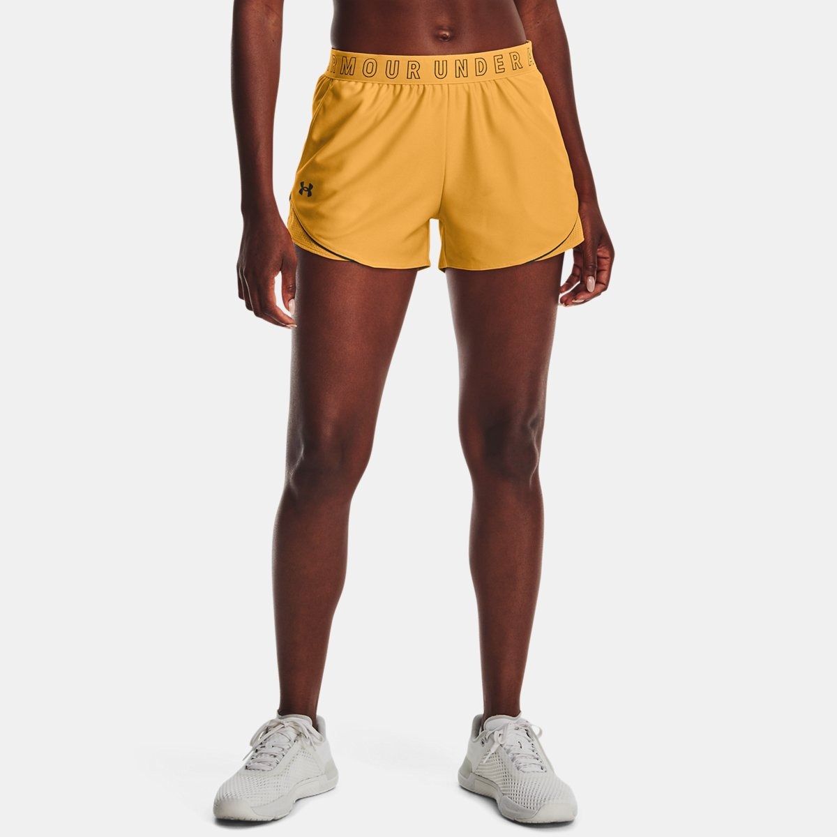 Under Armour Woman Shorts in Yellow GOOFASH