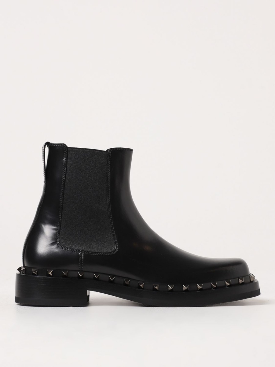 Valentino Men's Boots in Black Giglio GOOFASH