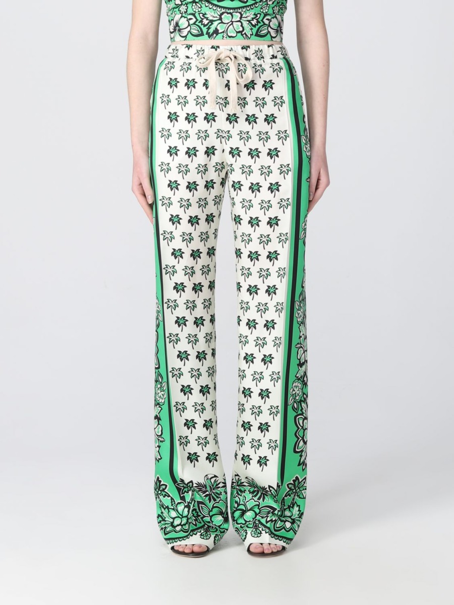 Valentino - Trousers Green for Women at Giglio GOOFASH