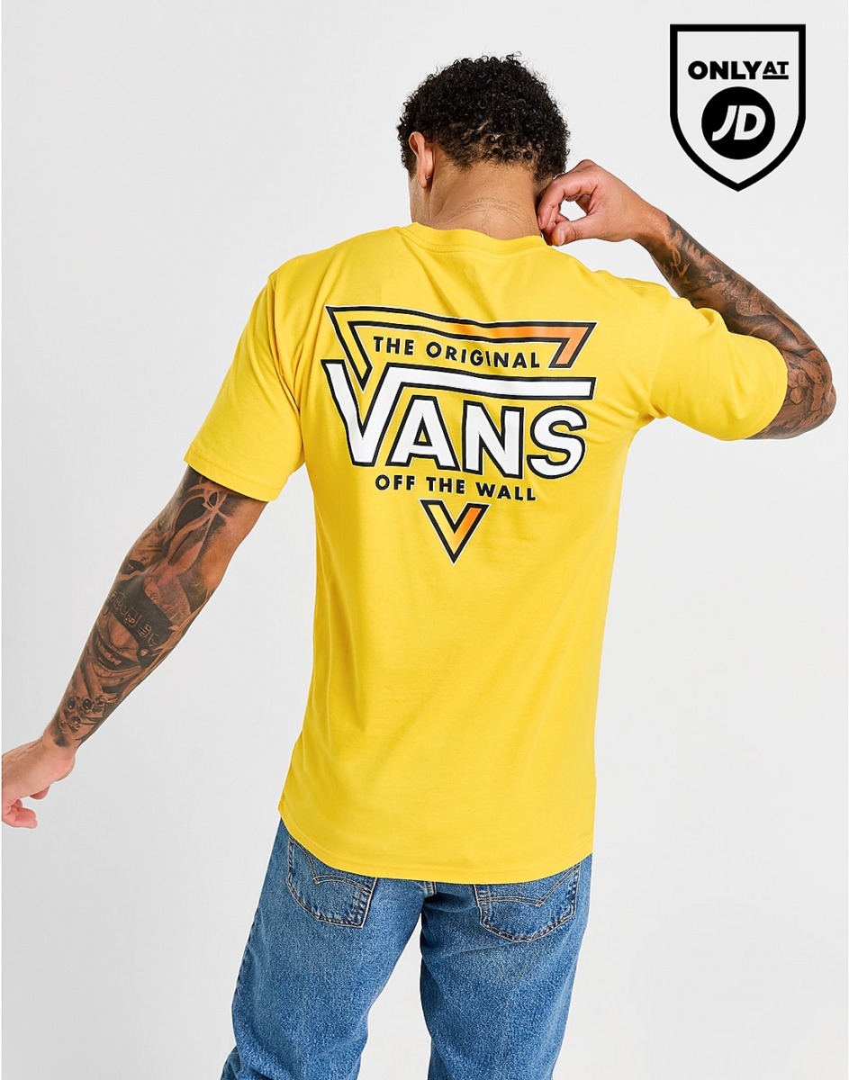 Vans Mens T-Shirt in Yellow JD Sports GOOFASH