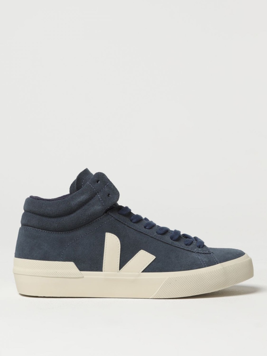 Veja Blue Trainers for Man from Giglio GOOFASH