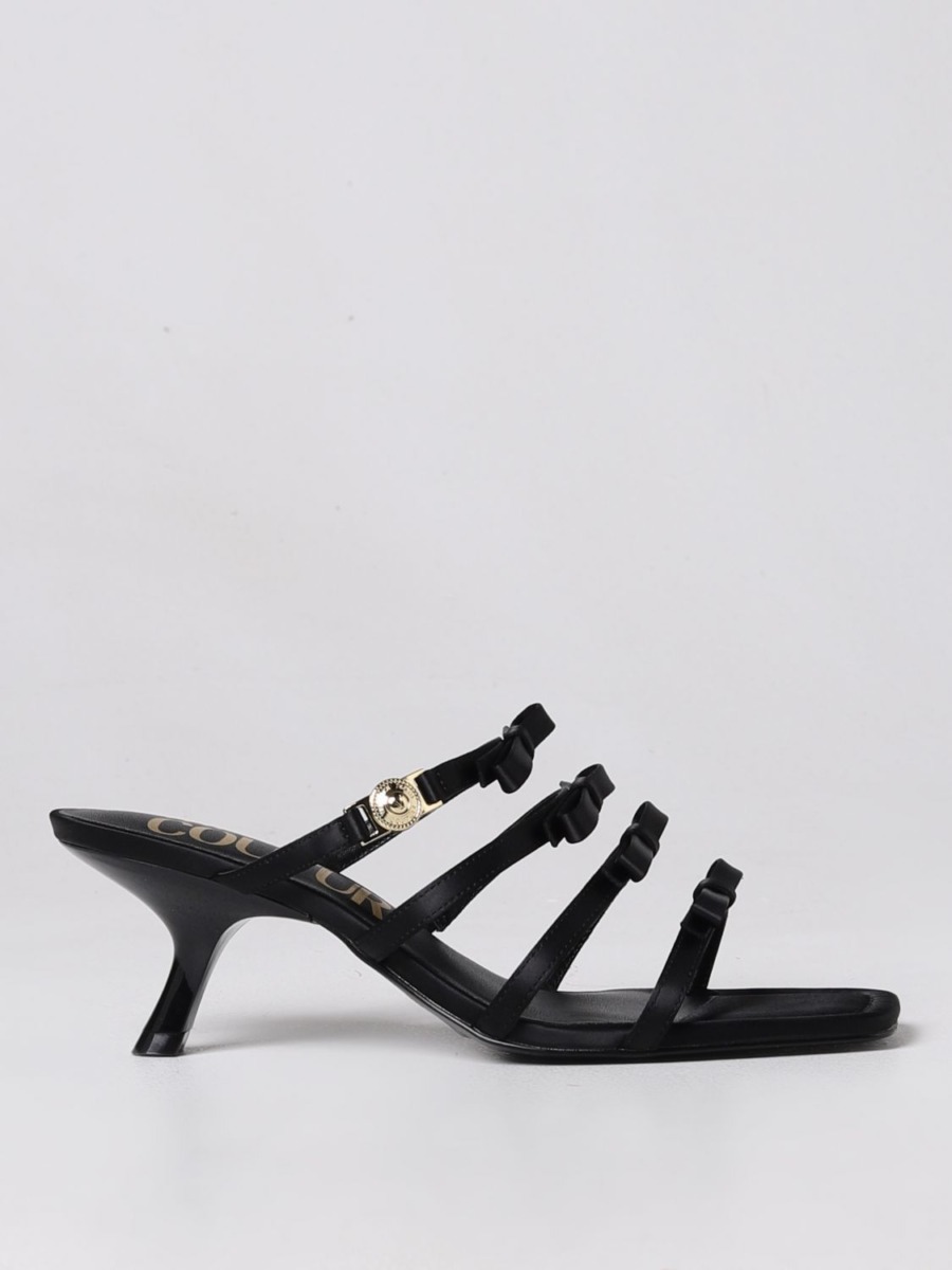 Versace - Black - Womens Heeled Sandals - Giglio GOOFASH