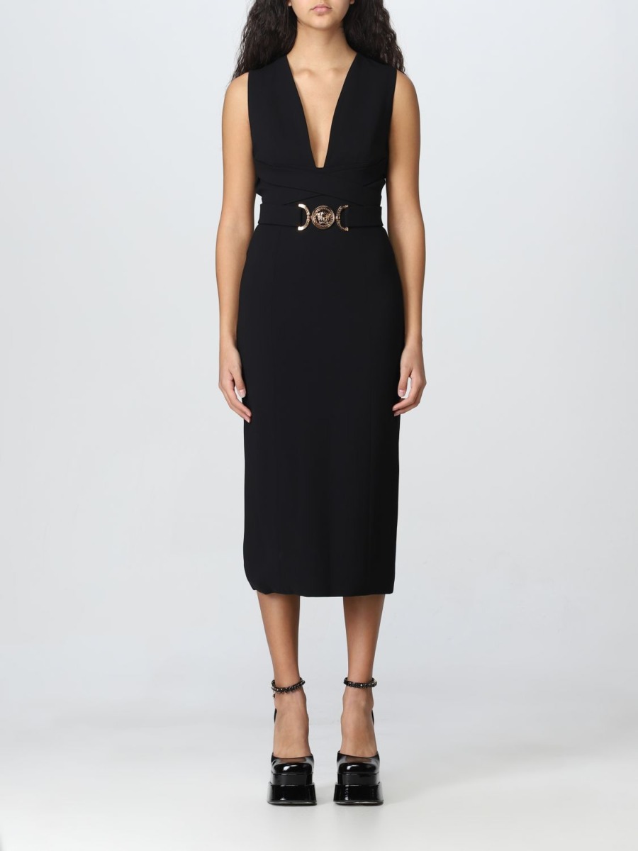 Versace Dress in Black from Giglio GOOFASH
