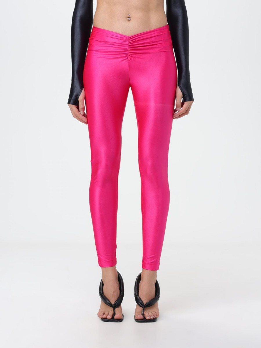 Versace Ladies Trousers in Pink Giglio GOOFASH