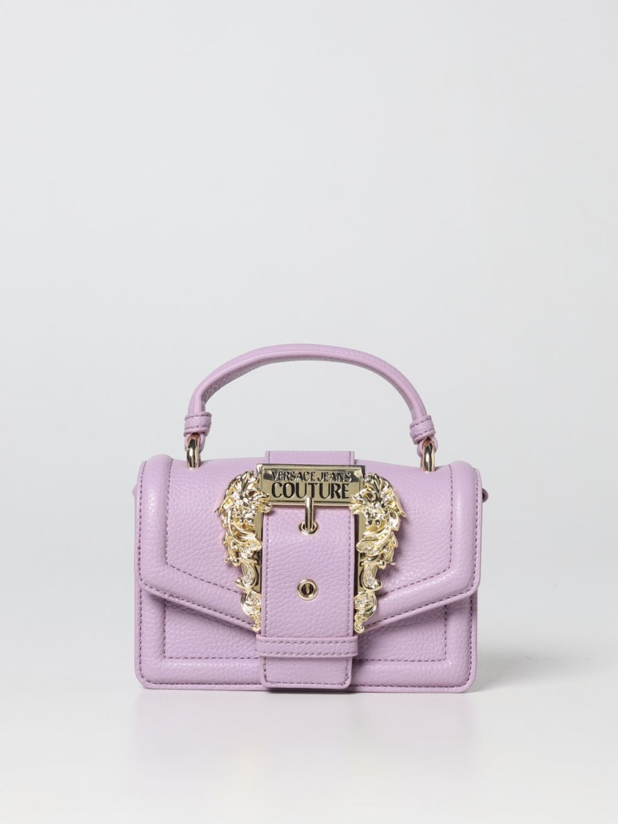Versace - Mini Bag Purple - Giglio - Woman GOOFASH