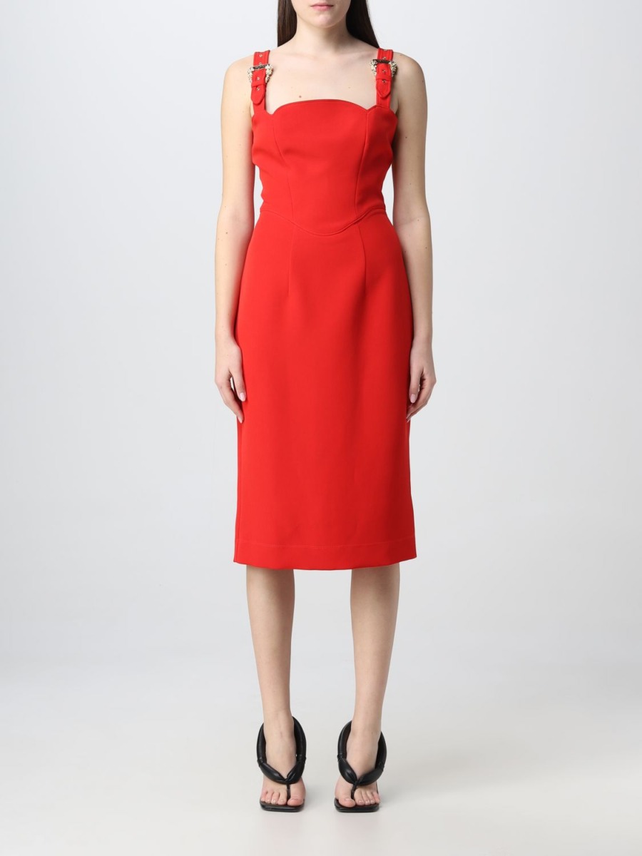 Versace - Red - Ladies Dress - Giglio GOOFASH