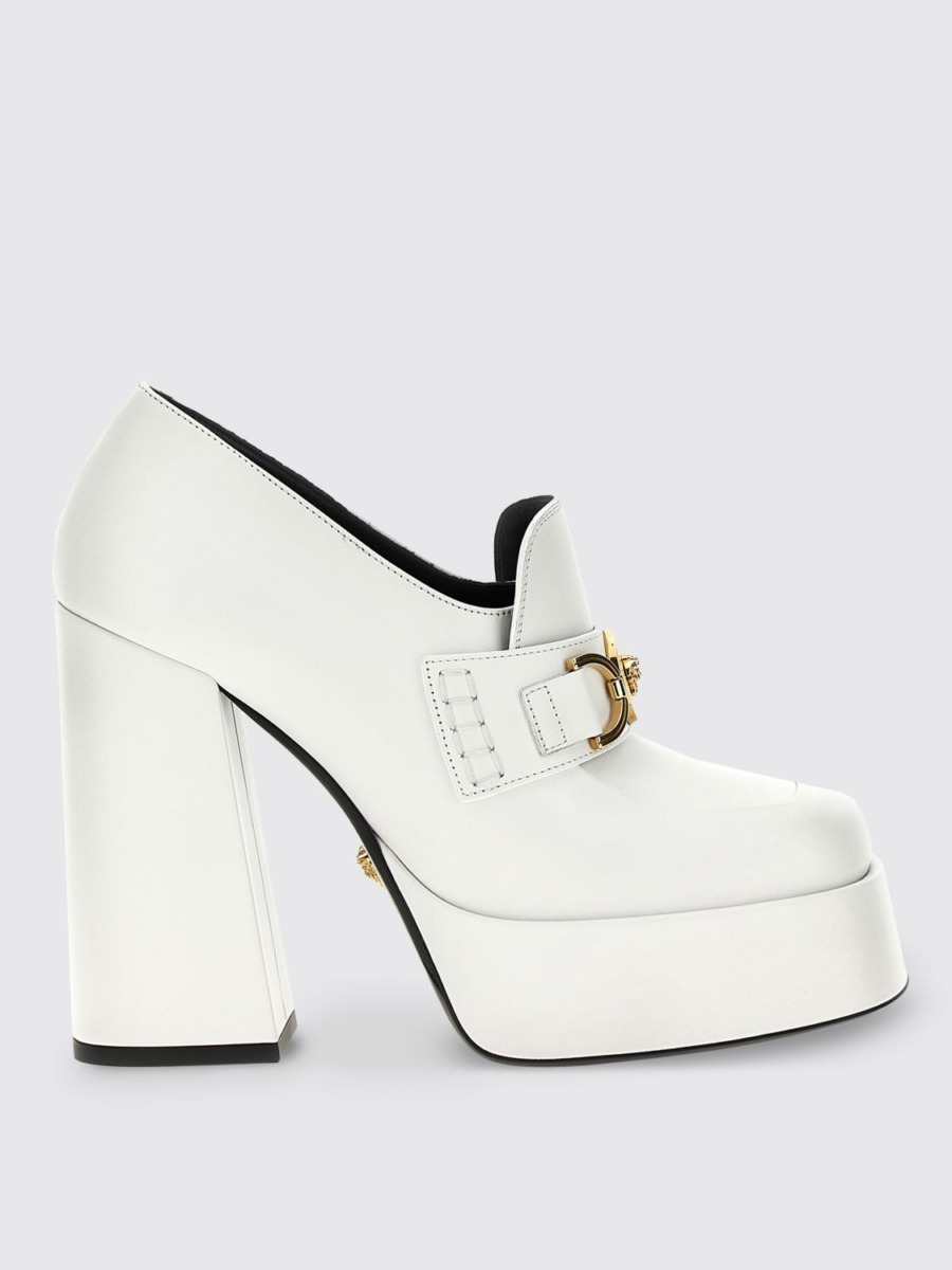 Versace Women High Heels White from Giglio GOOFASH