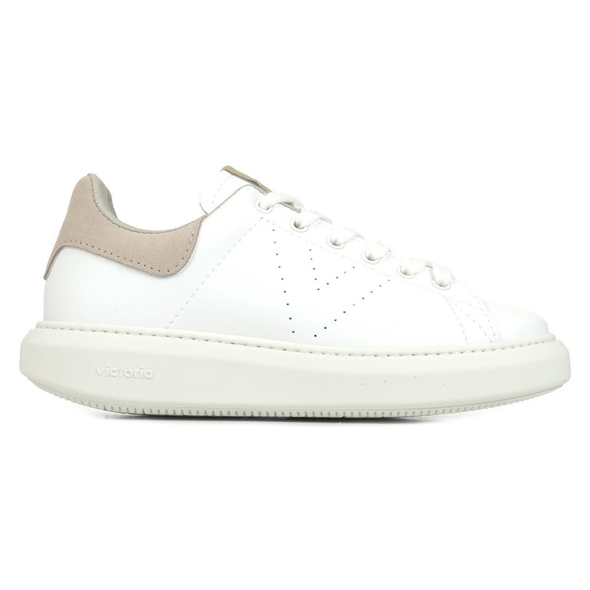 Victoria Lady Sneakers in White by Spartoo GOOFASH
