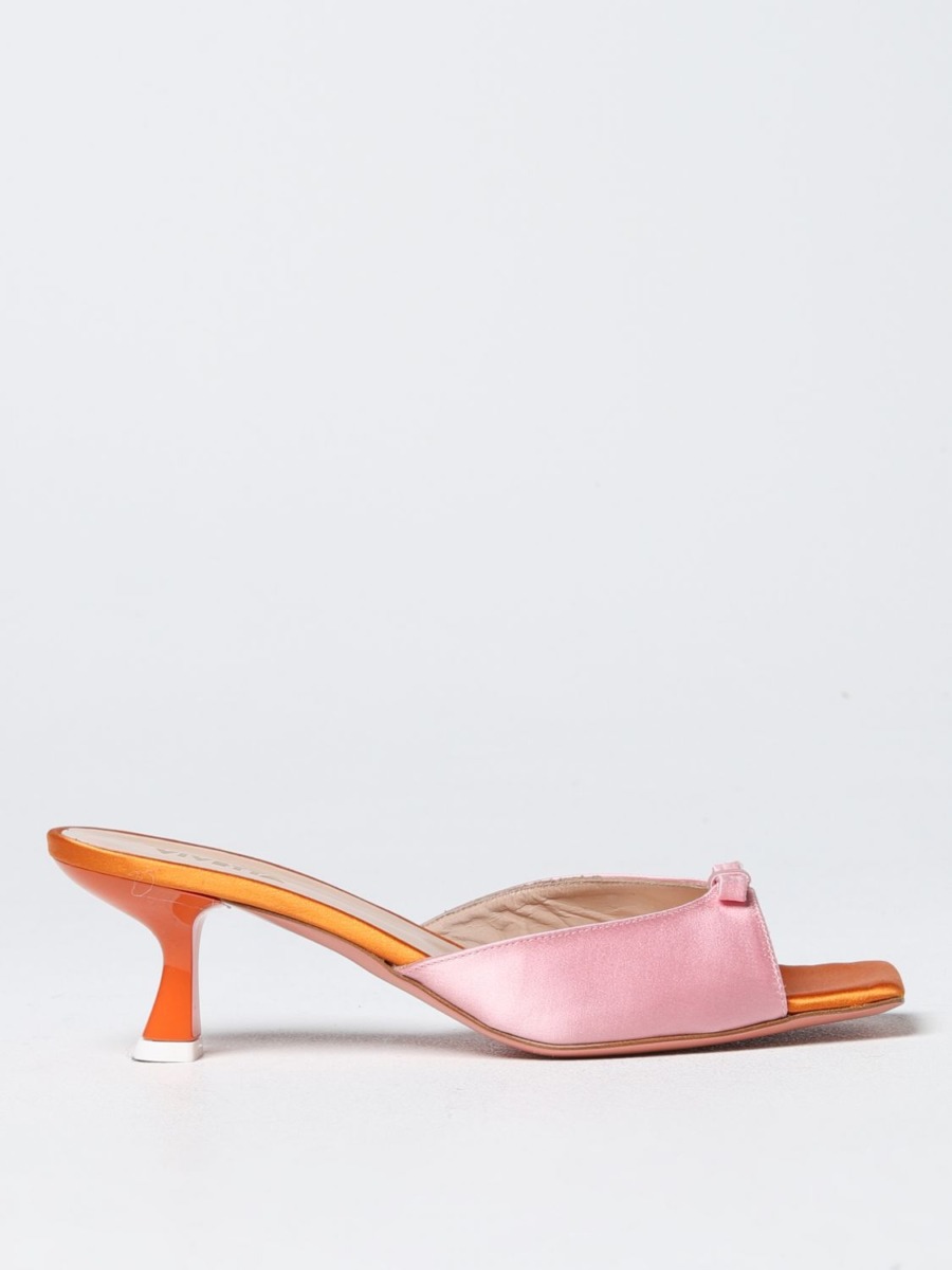 Vivetta - Heeled Sandals Pink Giglio Woman GOOFASH