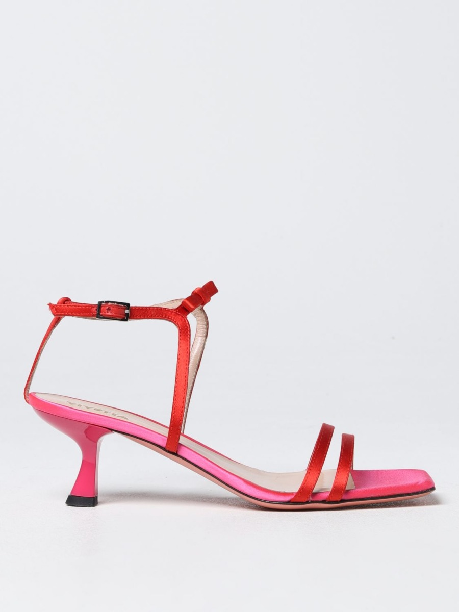 Vivetta - Heeled Sandals Red - Giglio GOOFASH
