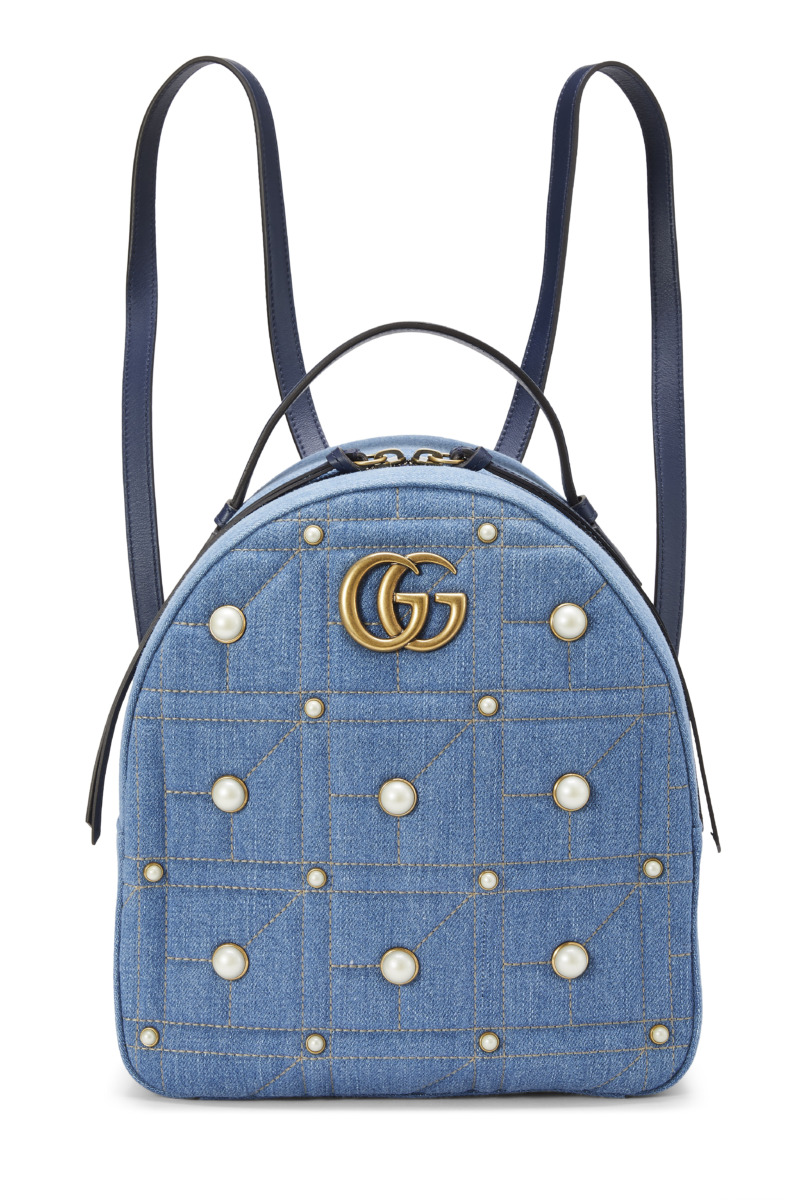 WGACA Blue Women's Backpack Gucci GOOFASH
