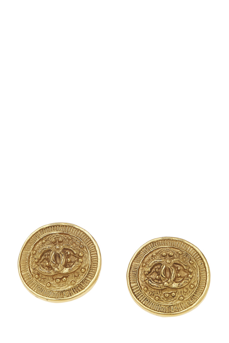 WGACA Gold Earrings Chanel Women GOOFASH