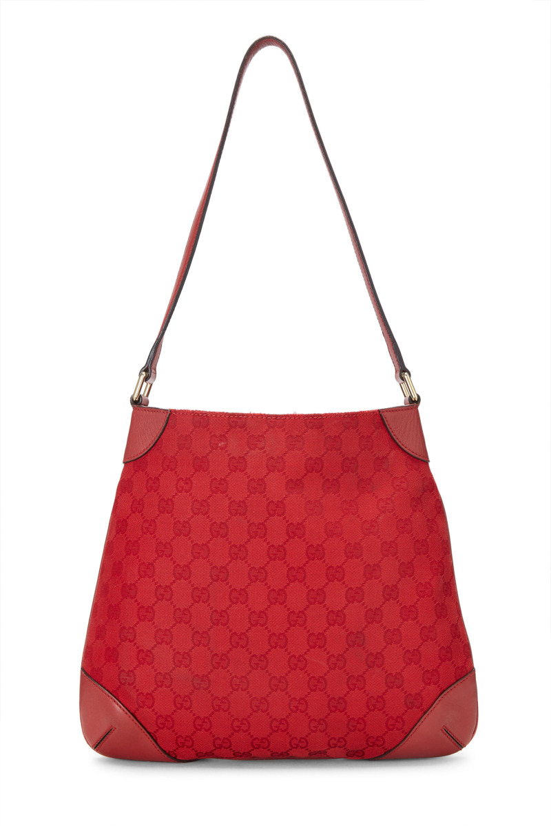 WGACA - Ladies Red Shoulder Bag by Gucci GOOFASH