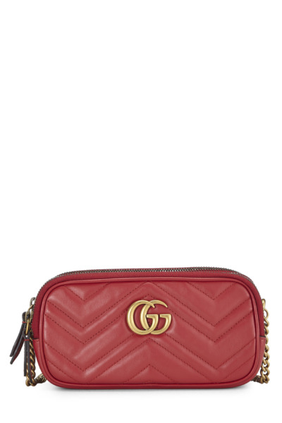 WGACA Shoulder Bag in Red by Gucci GOOFASH