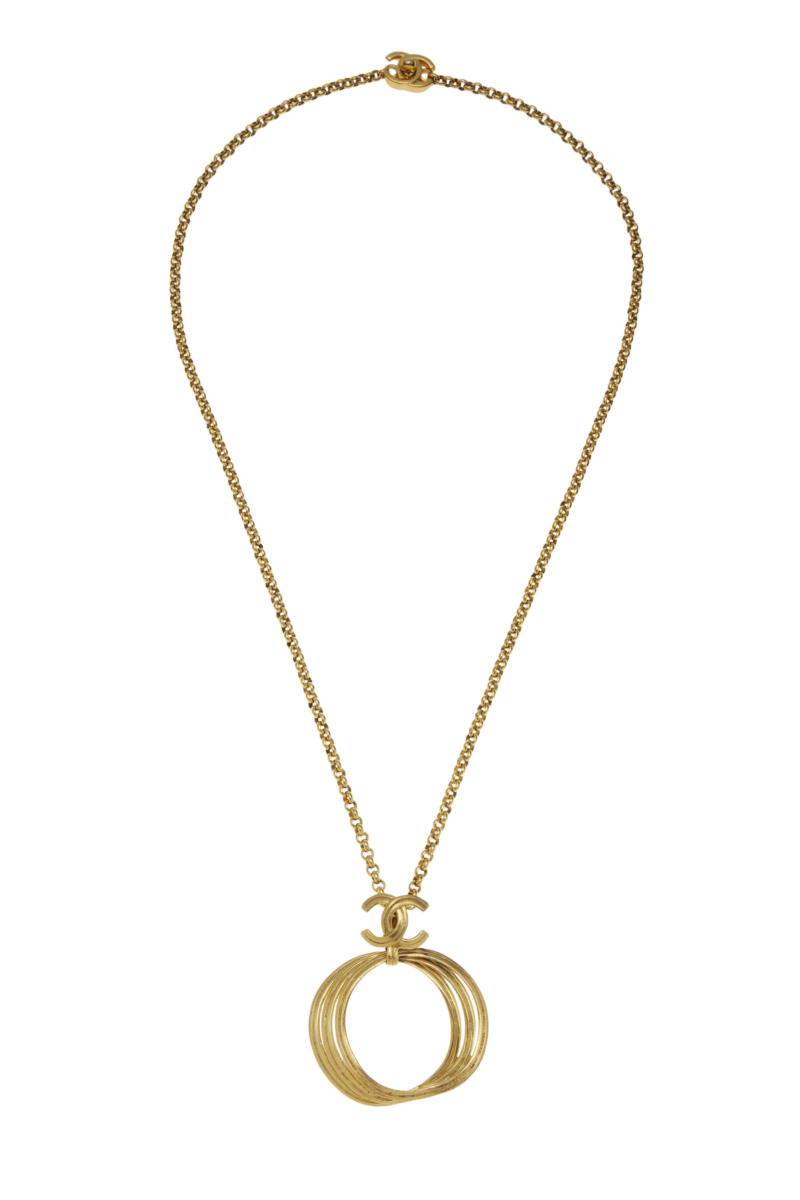 WGACA - Women's Necklace Gold by Chanel GOOFASH