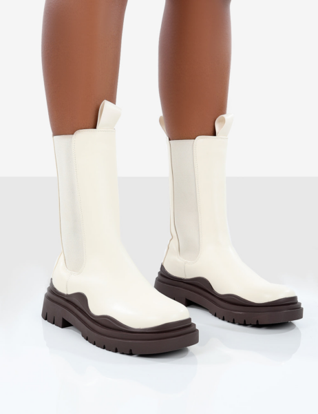 White - Chelsea Boots - Public Desire GOOFASH