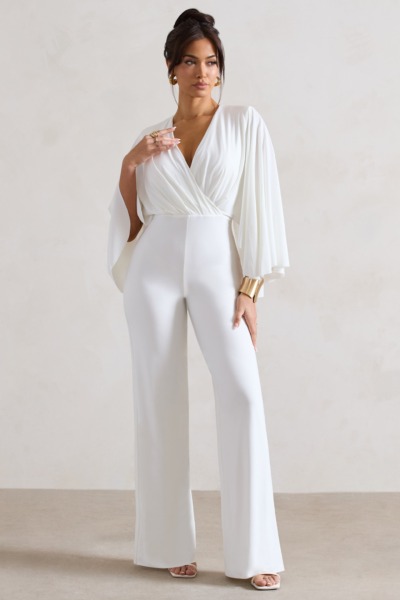 White Jumpsuit for Women by Club L London GOOFASH