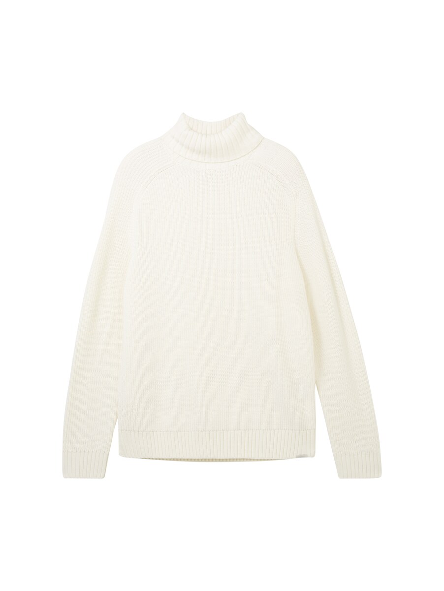 White Knitted Sweater - Tom Tailor - Men GOOFASH