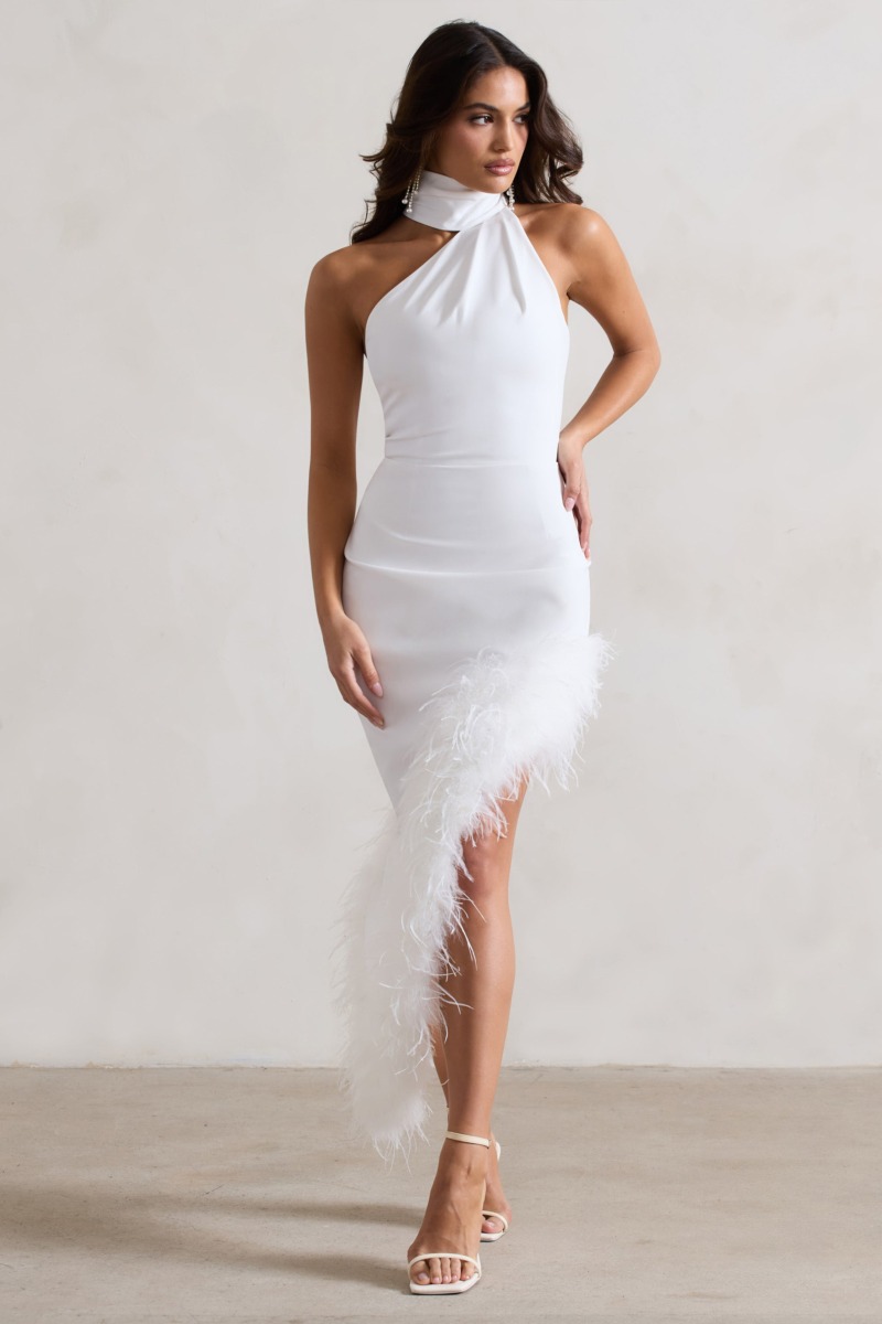 White - Maxi Dress - Club L London - Woman GOOFASH