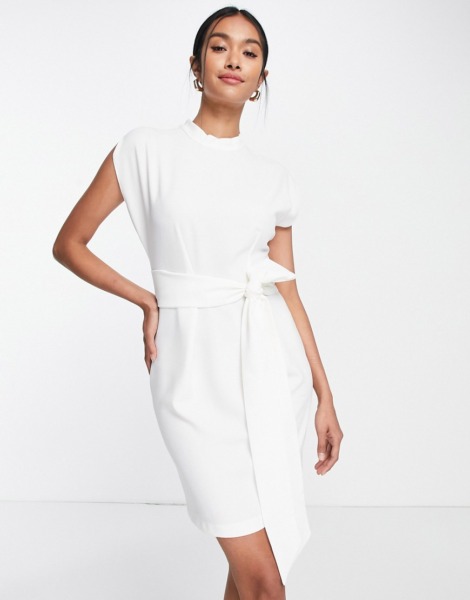 White Mini Dress - Asos GOOFASH