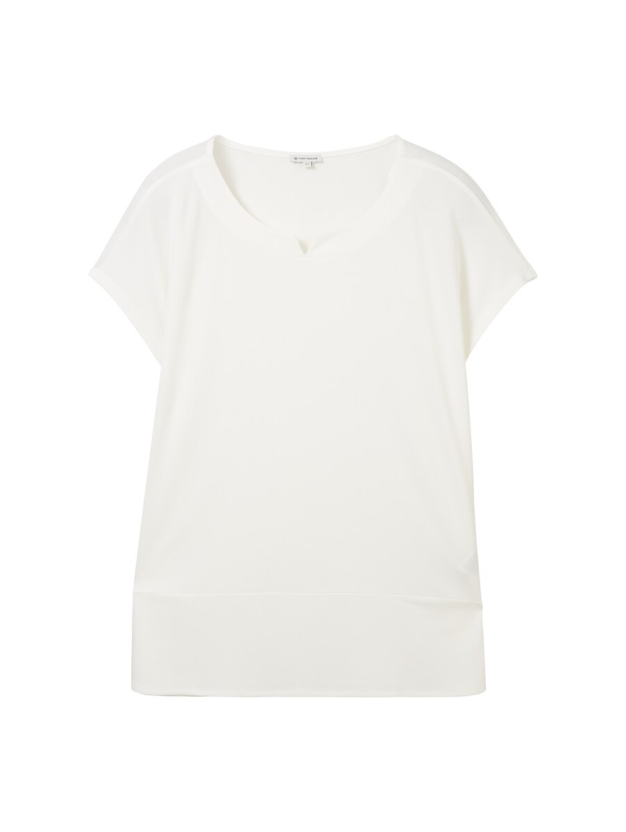 White T-Shirt - Women - Tom Tailor GOOFASH