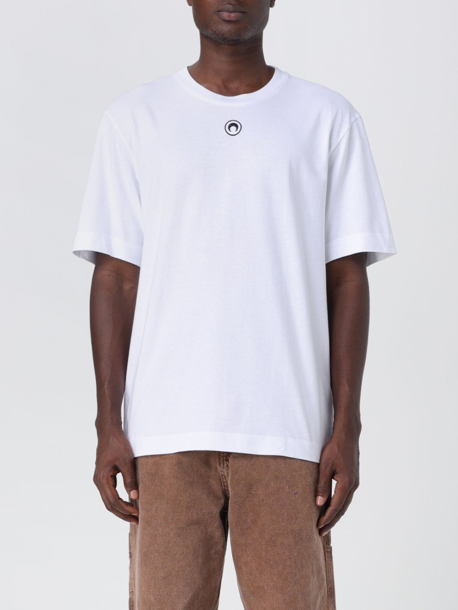 White T-Shirt for Man by Giglio GOOFASH