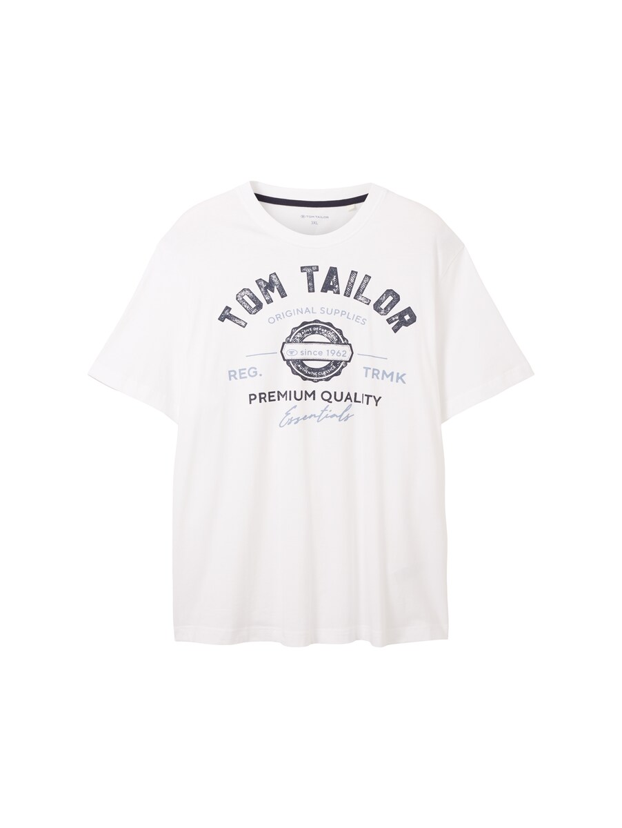 White T-Shirt from Tom Tailor GOOFASH