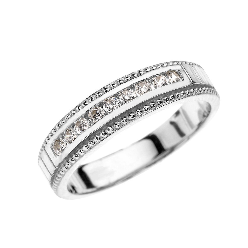 White Wedding Ring - Gold Boutique GOOFASH