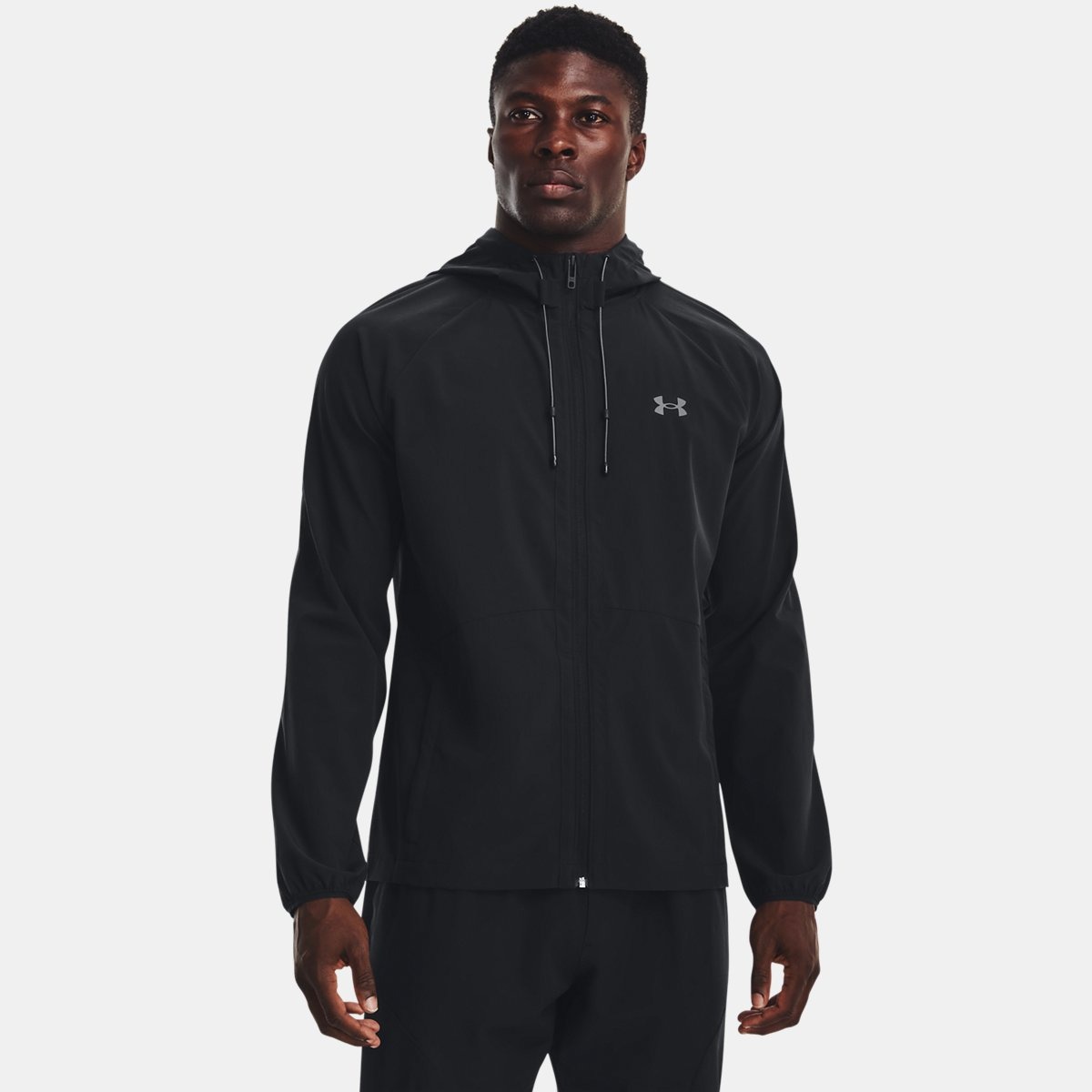 Windbreaker Black for Man by Under Armour GOOFASH