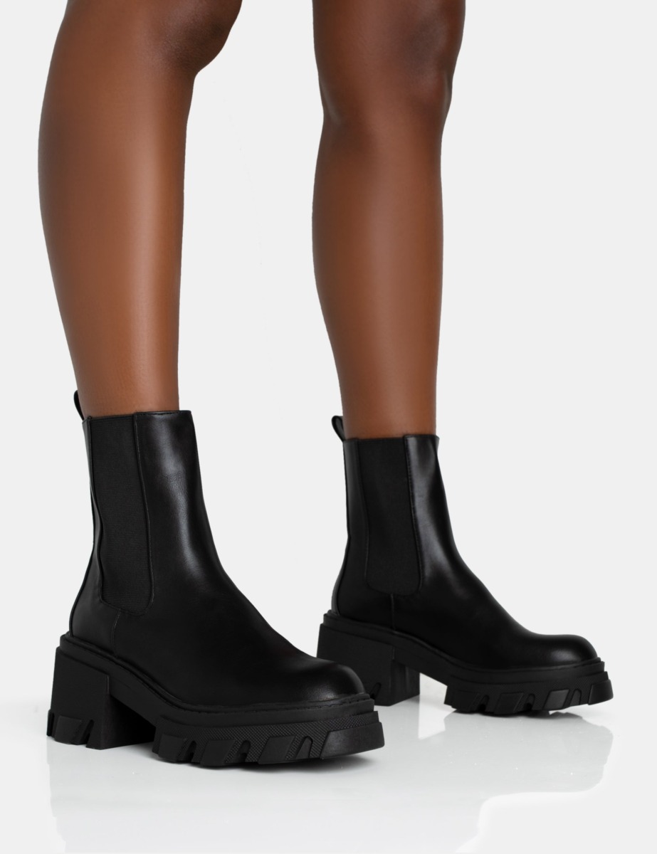 Woman Ankle Boots - Black - Public Desire GOOFASH