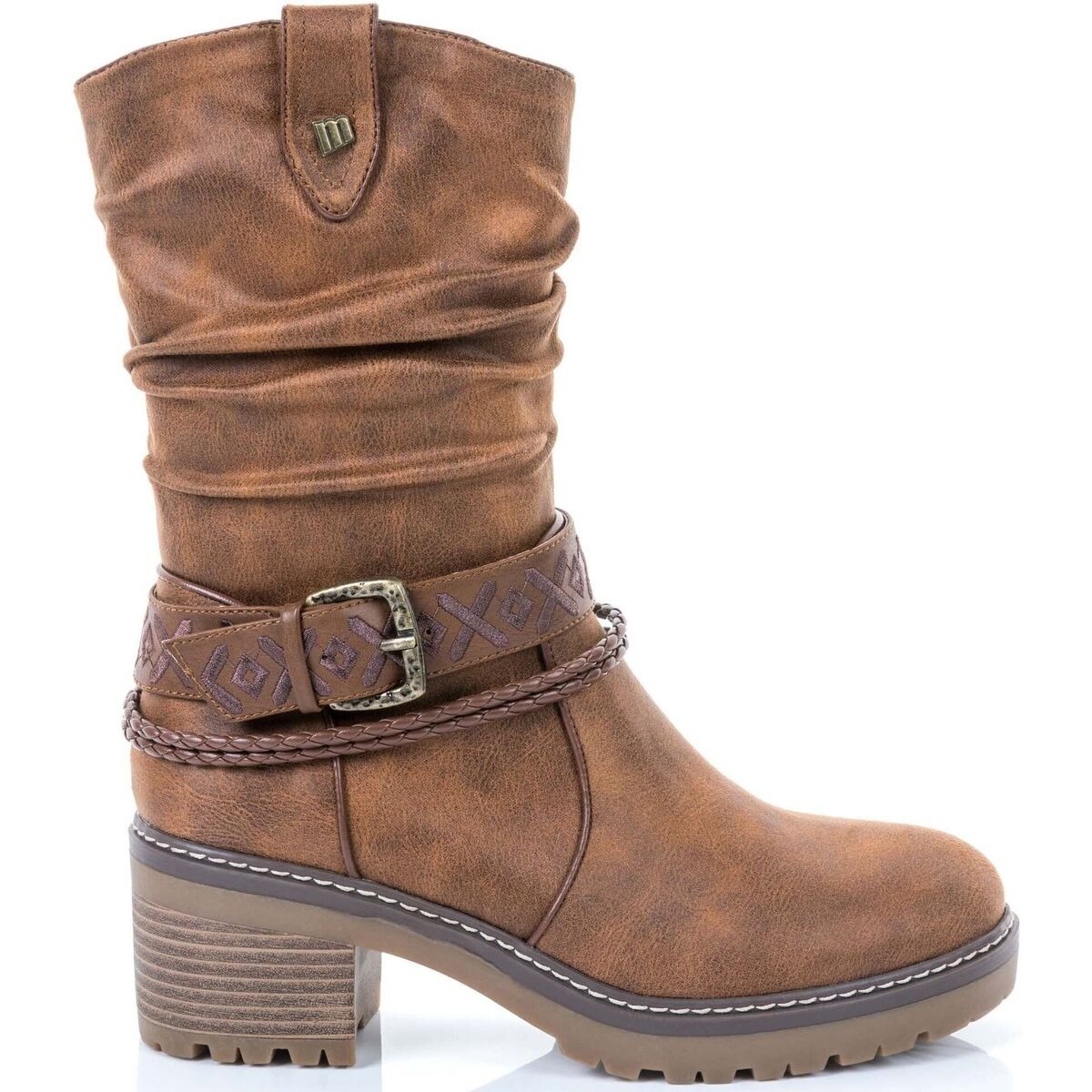 Woman Ankle Boots - Brown - Spartoo - Mtng GOOFASH