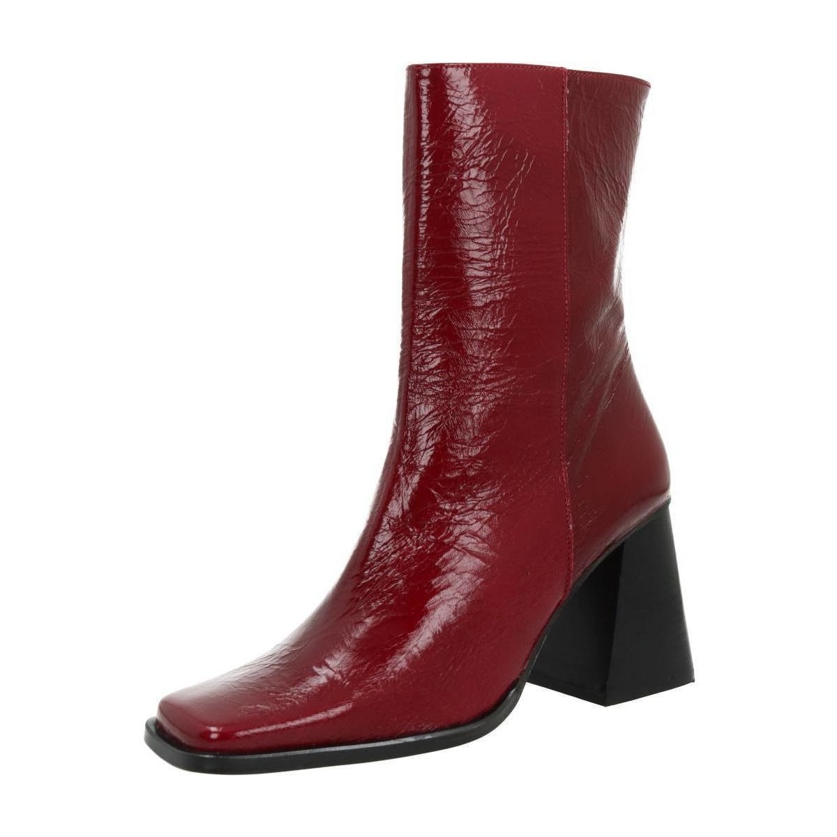 Woman Ankle Boots - Red - Angel Alarcon - Spartoo GOOFASH