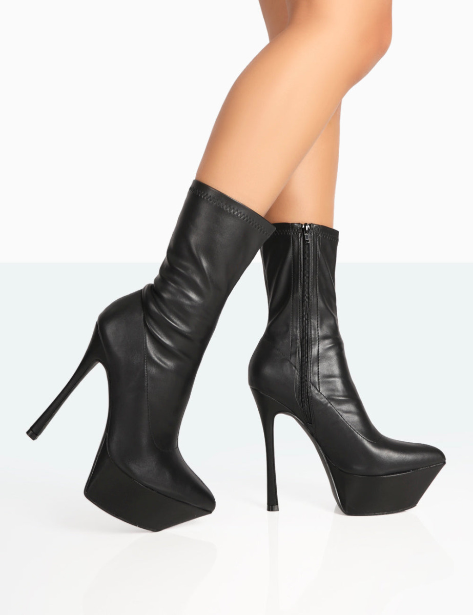 Woman Ankle Boots in Black at Public Desire GOOFASH