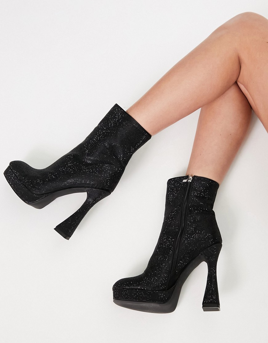 Woman Ankle Boots in Black from Asos GOOFASH