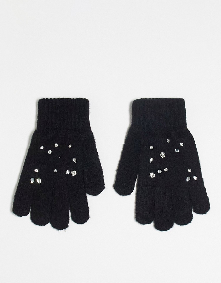 Woman Black Gloves Boardmans - Asos GOOFASH