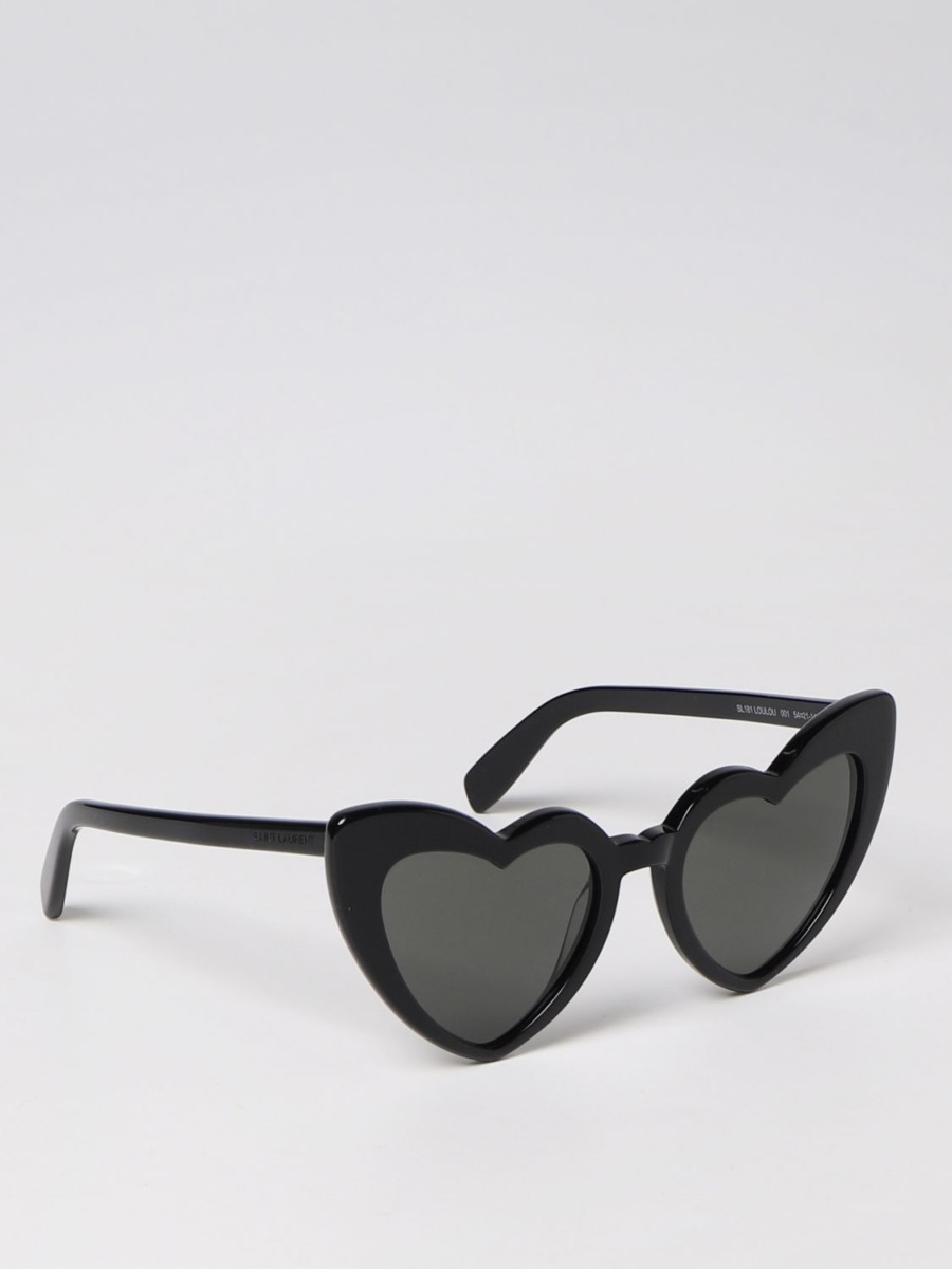 Woman Black Sunglasses Saint Laurent Giglio GOOFASH