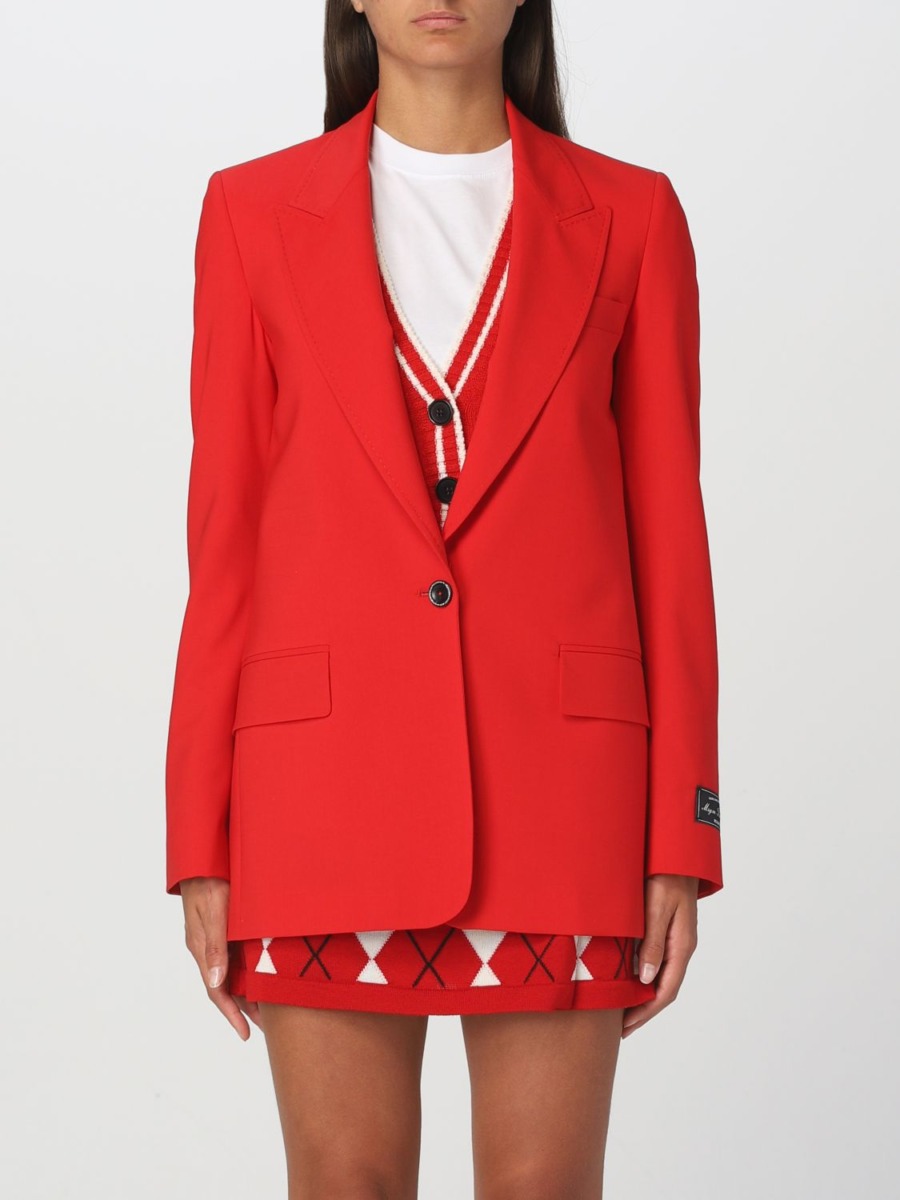 Woman Blazer Red from Giglio GOOFASH