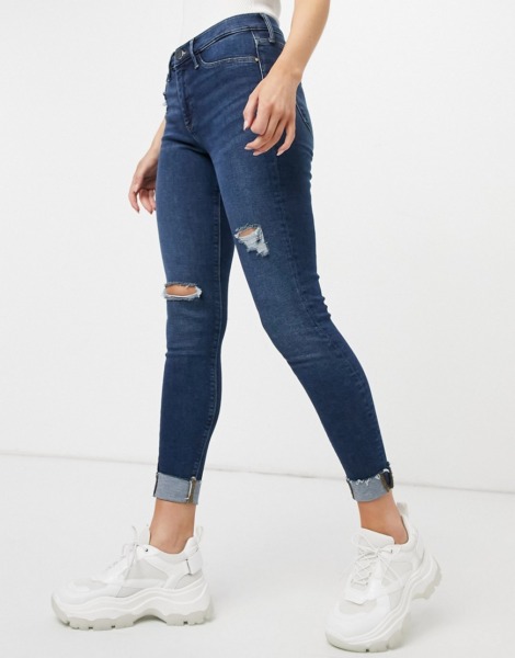 Woman Blue - Skinny Jeans - Collective the Label - Asos GOOFASH